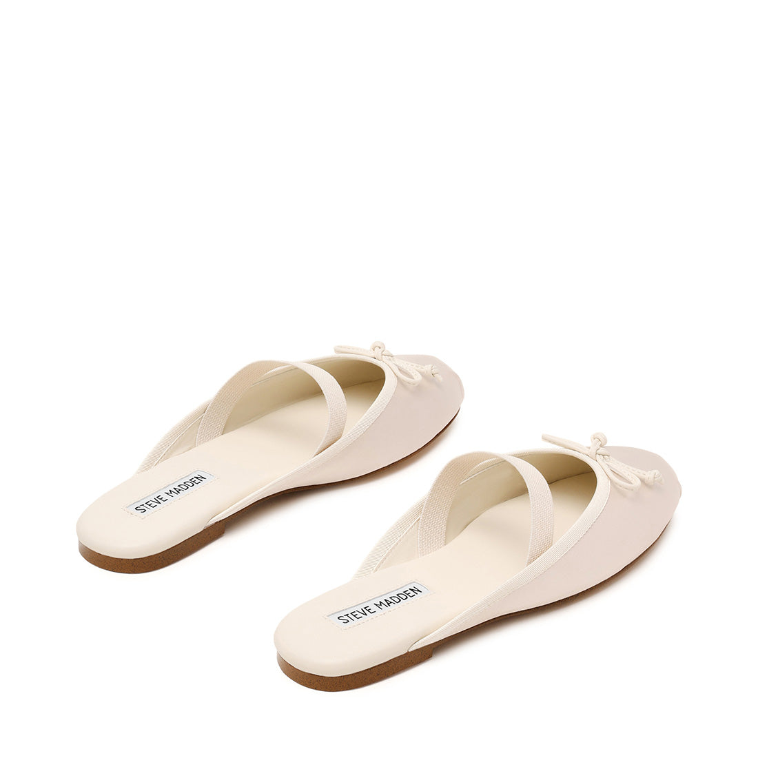 Steve Madden Cutesy ballerines ivoire satin plates