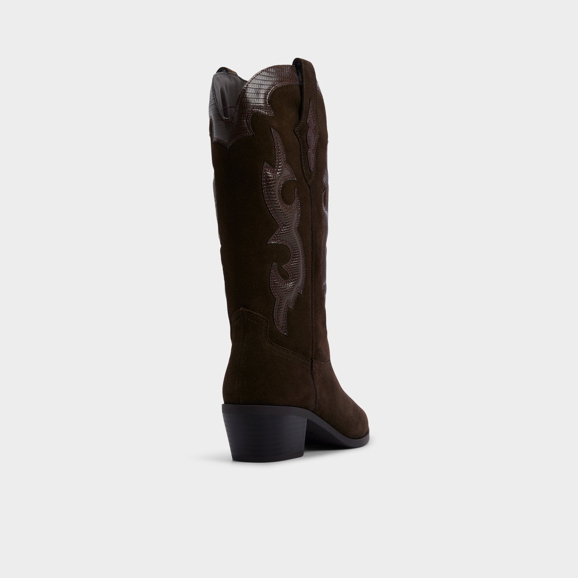 ALDO Ybe bottes western daim talon bloc