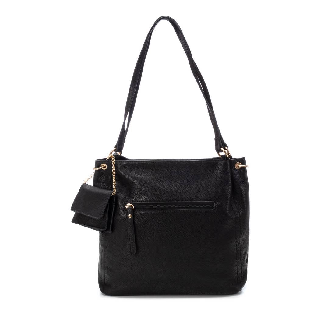 Carmela 18609301 sac shopper noir cuir 30 cm