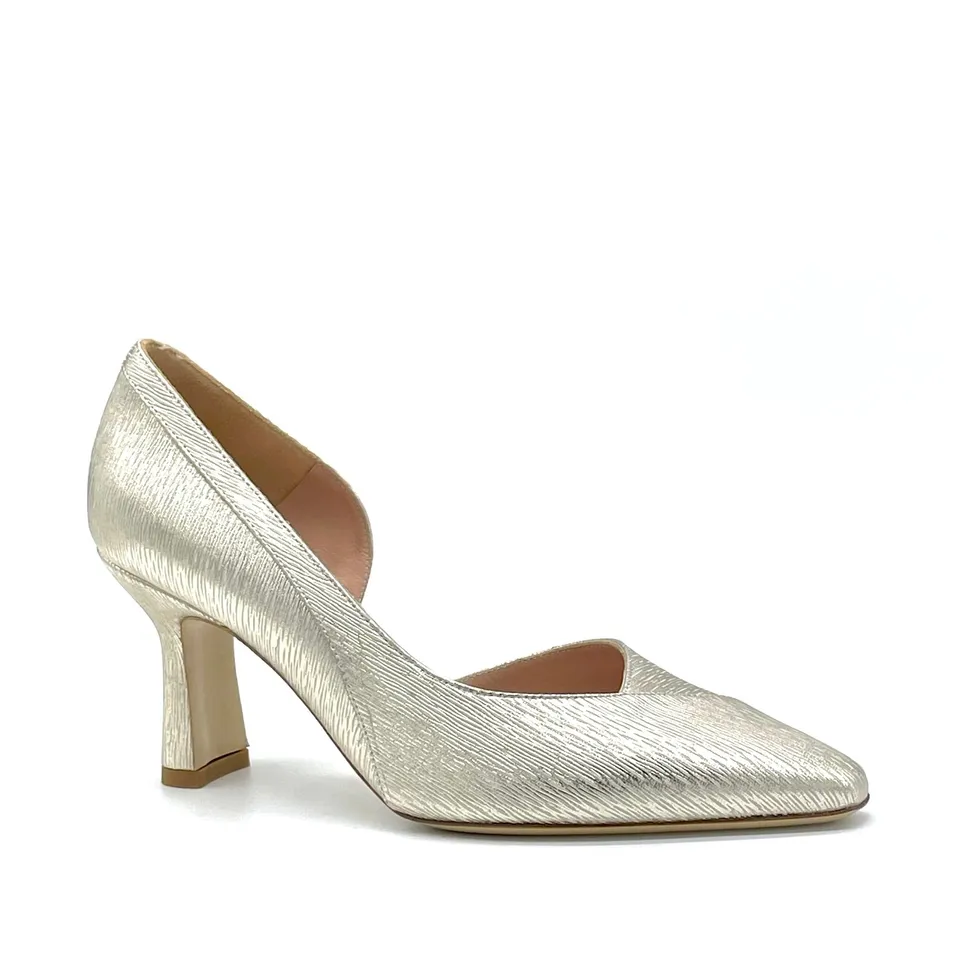 ELATA 14155 escarpins slingback doré pointure 37 cuir