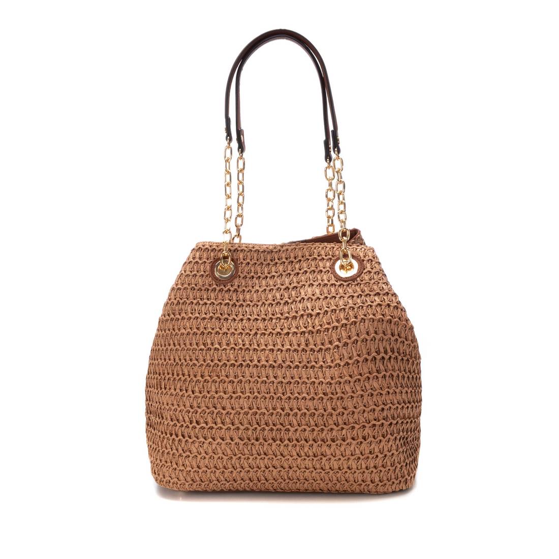 Carmela 18608604 sac épaule raphia marron