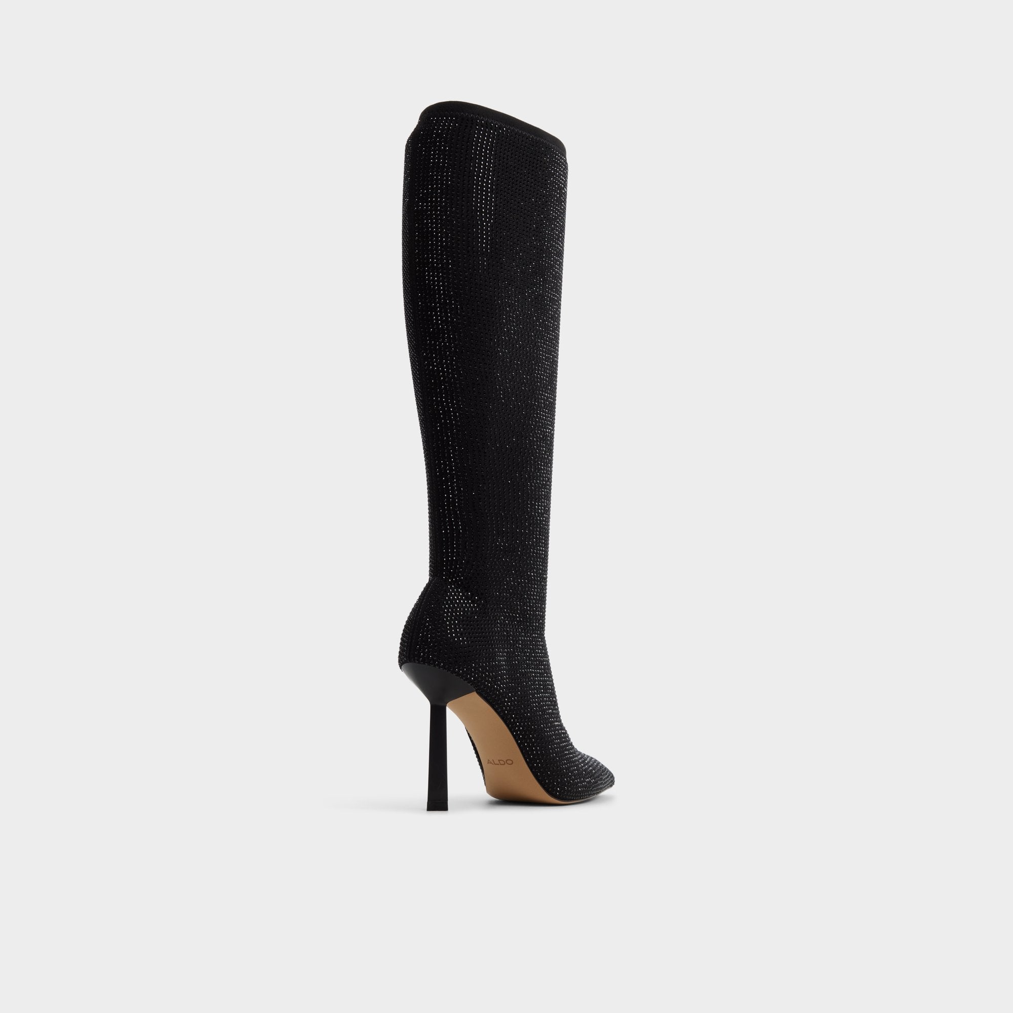 ALDO Innez bottes hautes noires strass talon