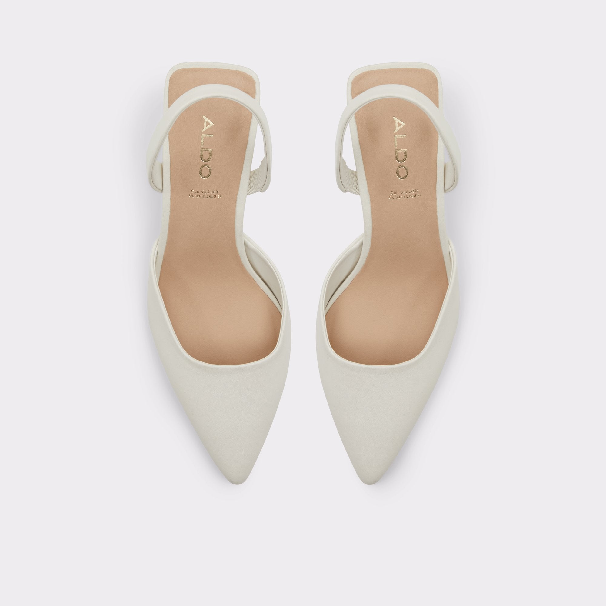 ALDO Basanti escarpins blanc bride arrière