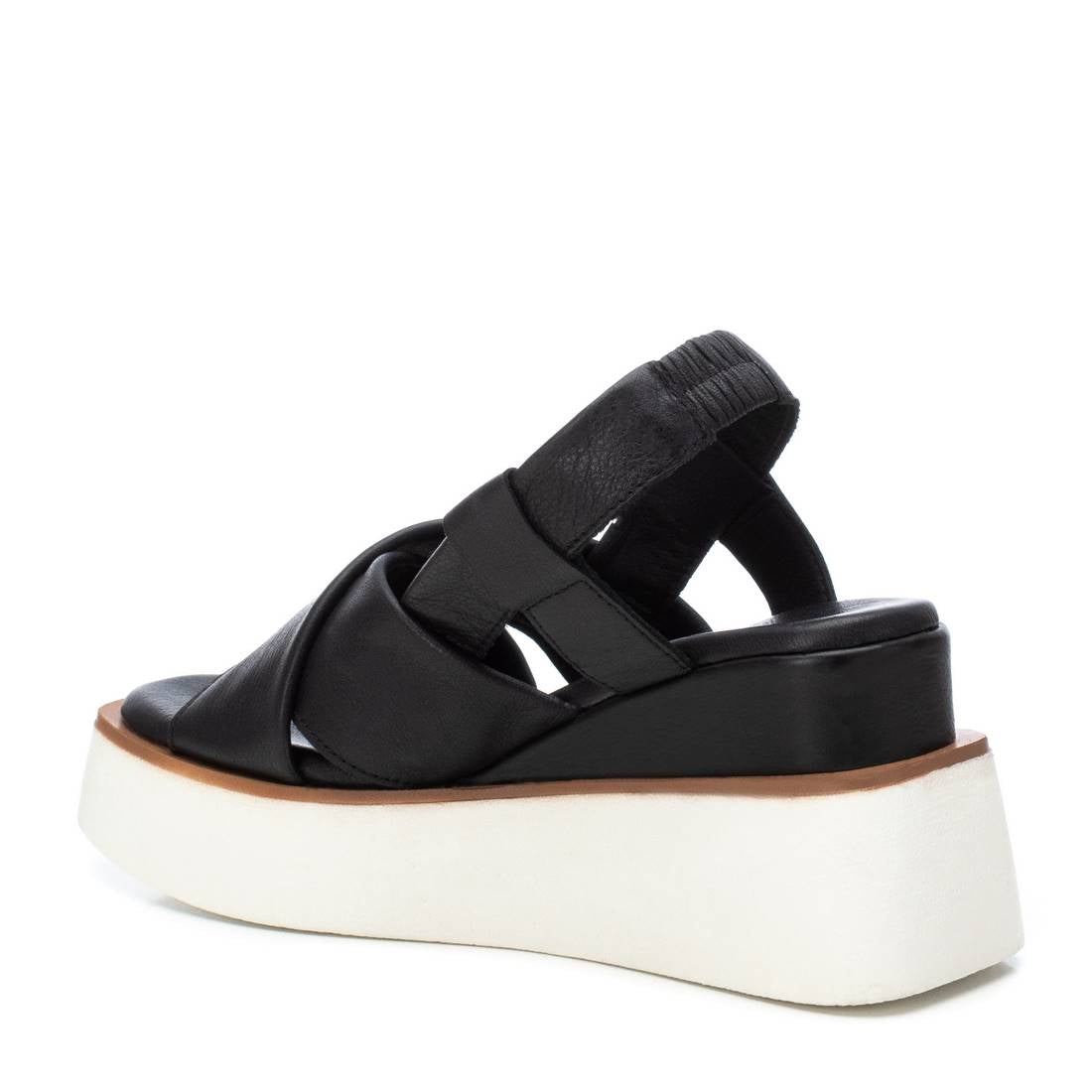 Carmela 16078703 sandales femme noir compense 8 cm