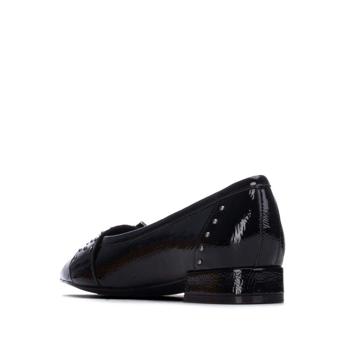 Carmela 16439701 ballerines noires vernies talon bas