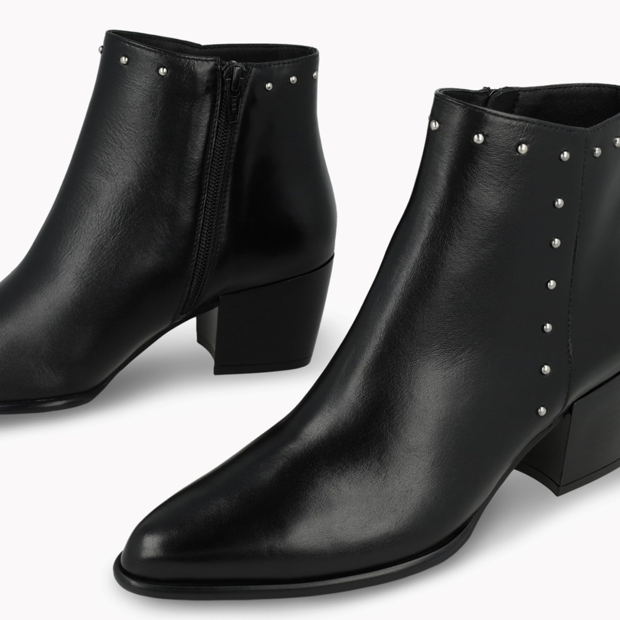 LODI KOL5590 bottines noires cuir talon confort