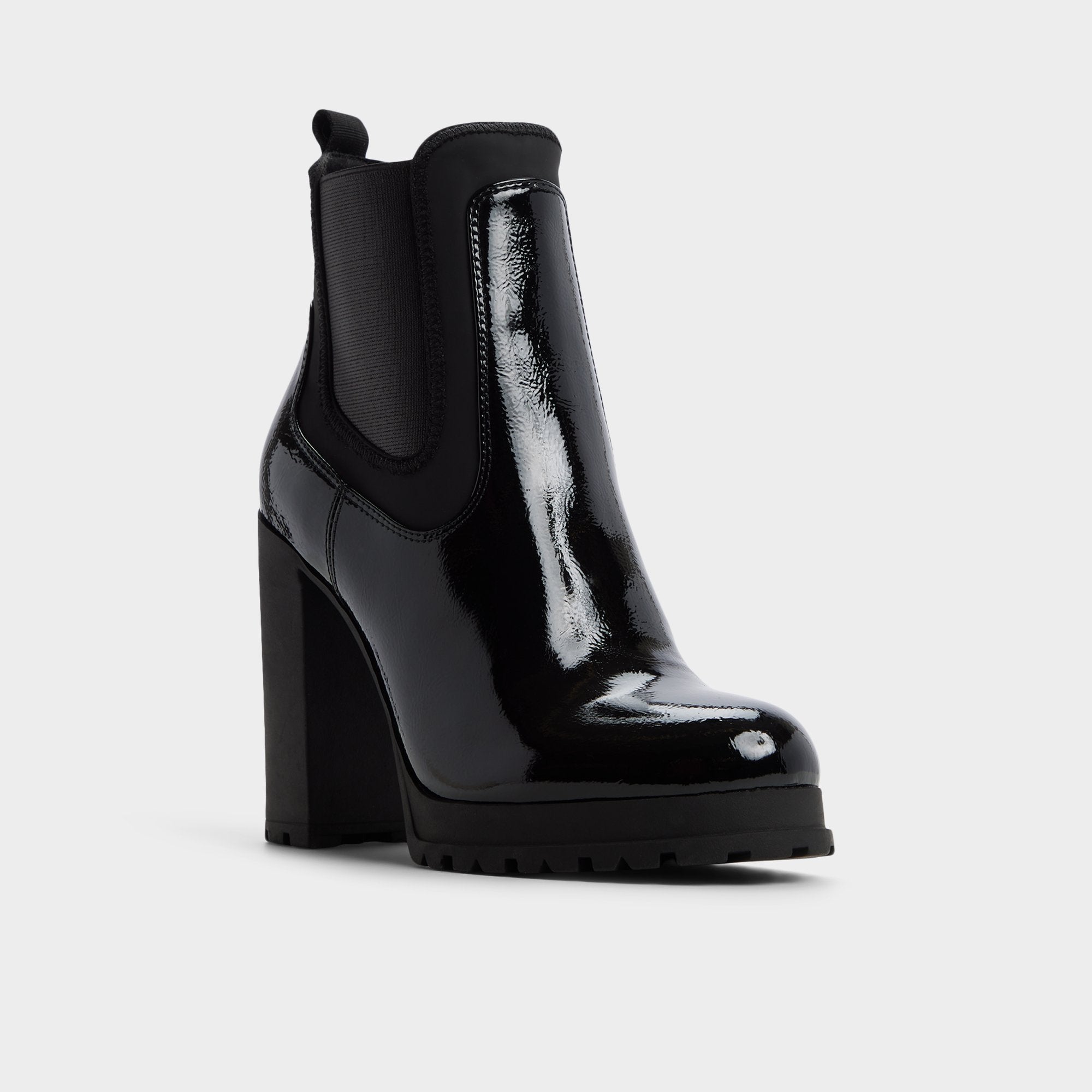 ALDO Bold bottines Chelsea vernies talon