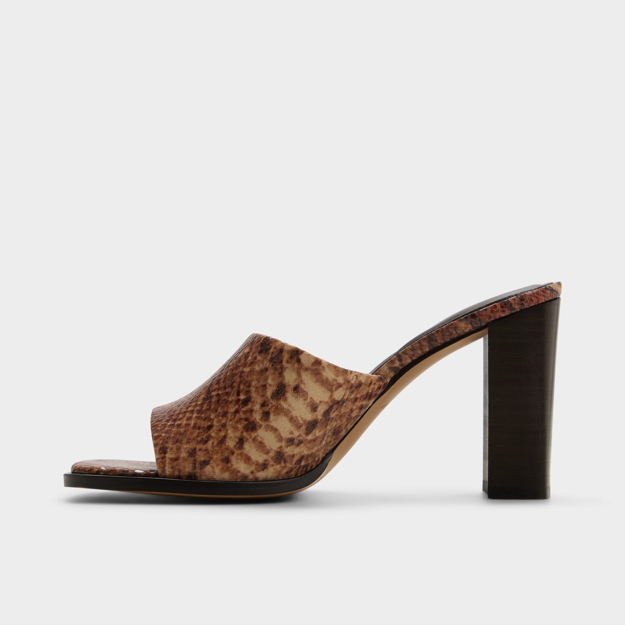 Aldo Re-sophia escarpins talon bloc effet serpent