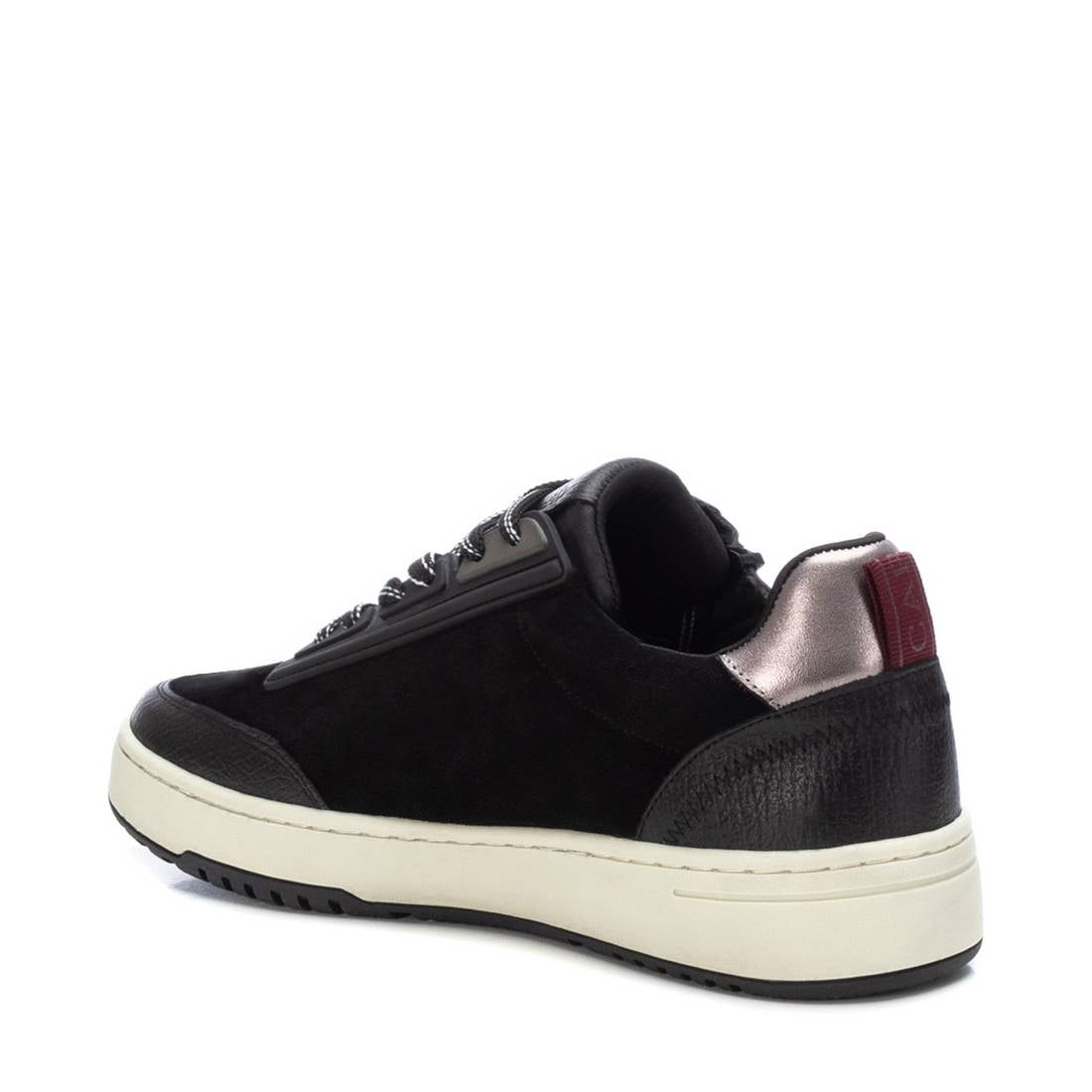 Carmela 16086902 basket cuir noir zip sneakers