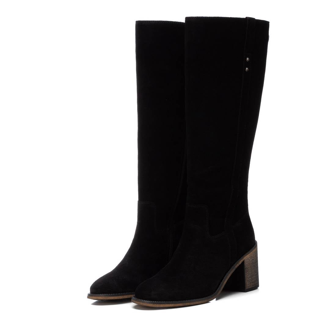 Carmela 16197102 botte cuir noir talon 7 cm