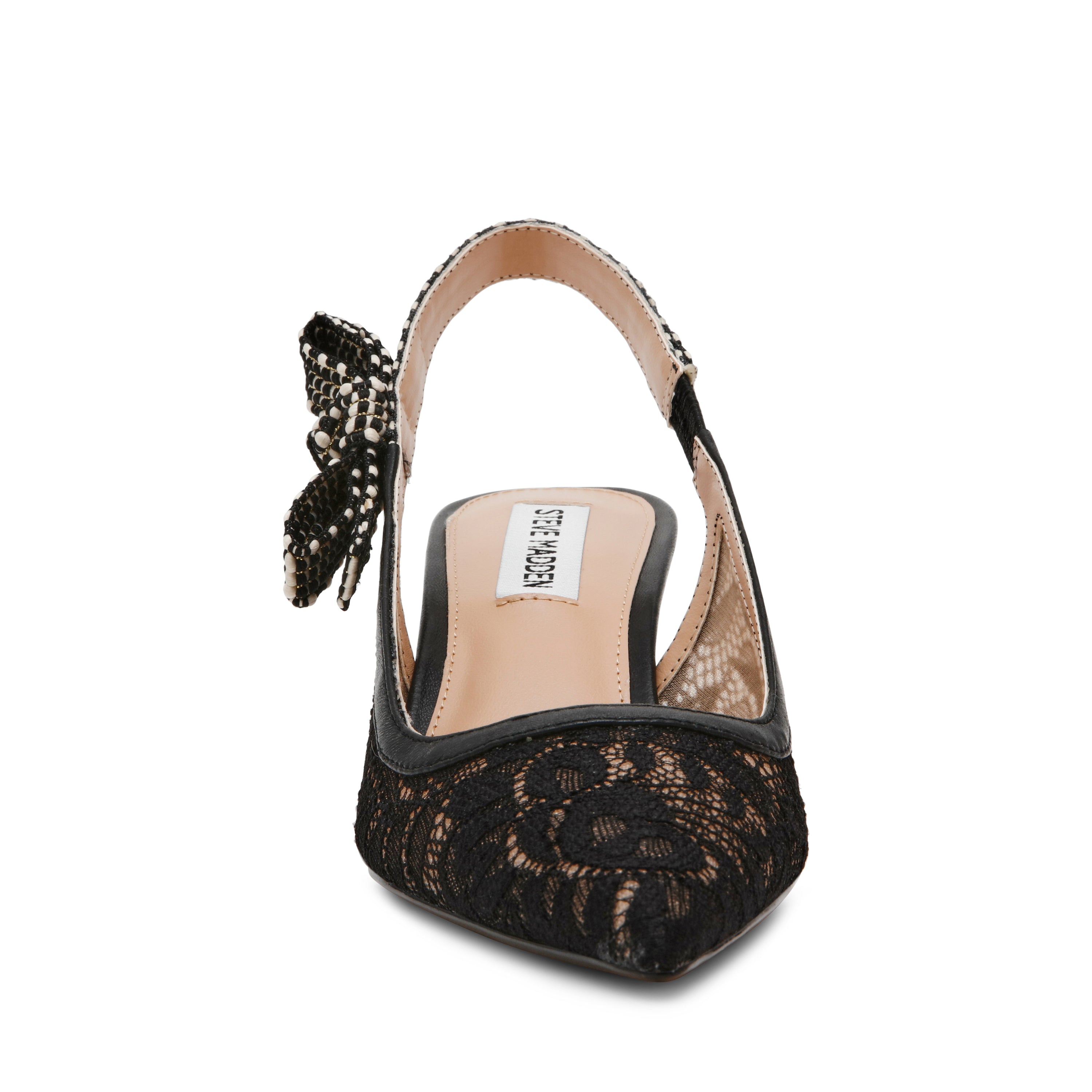 Steve Madden Ensemble escarpin dentelle noire petit talon