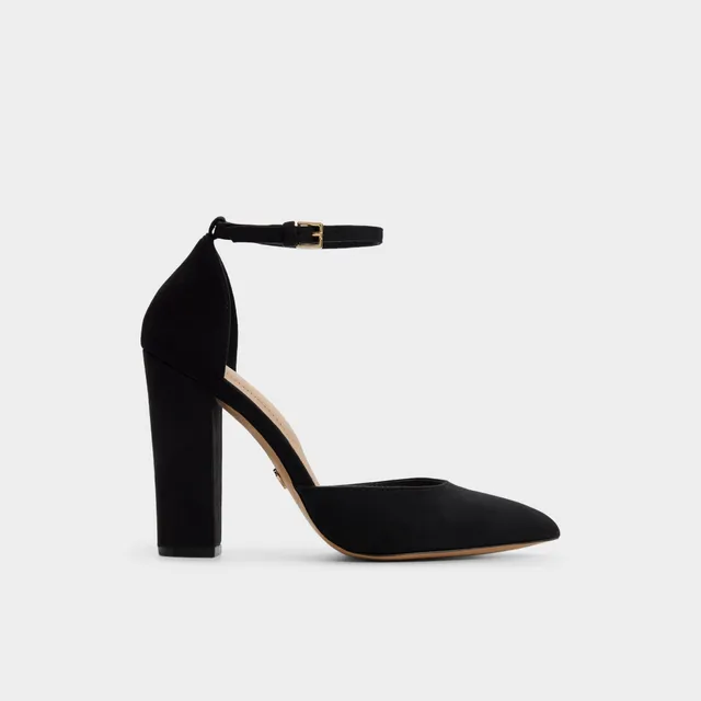 ALDO Nicholes escarpins talon bloc noirs