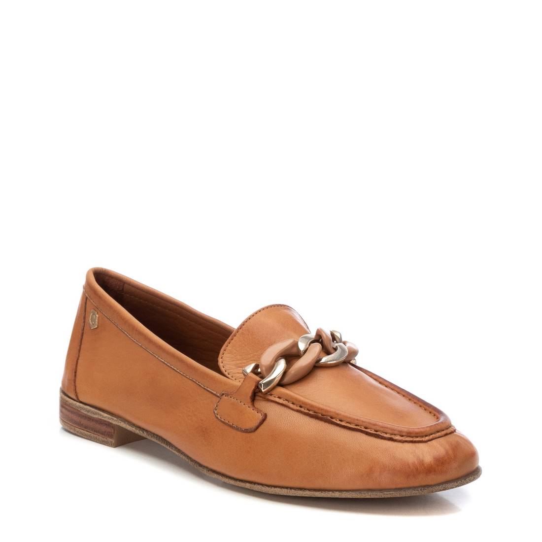 Carmela 16156102 mocassin femme cuir marron plat