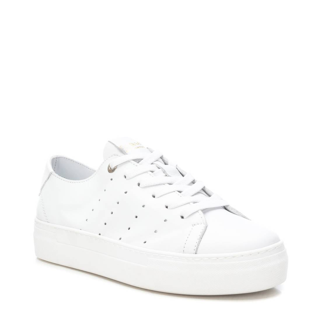 Carmela 16133703 sneaker cuir blanc lacets