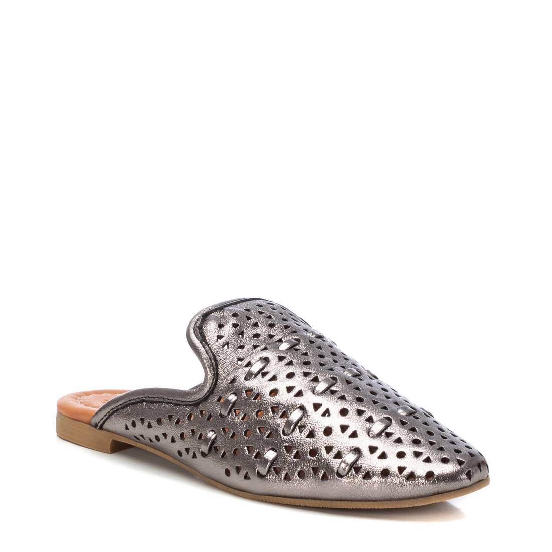Carmela 16158504 sabots femme gris cuir véritable