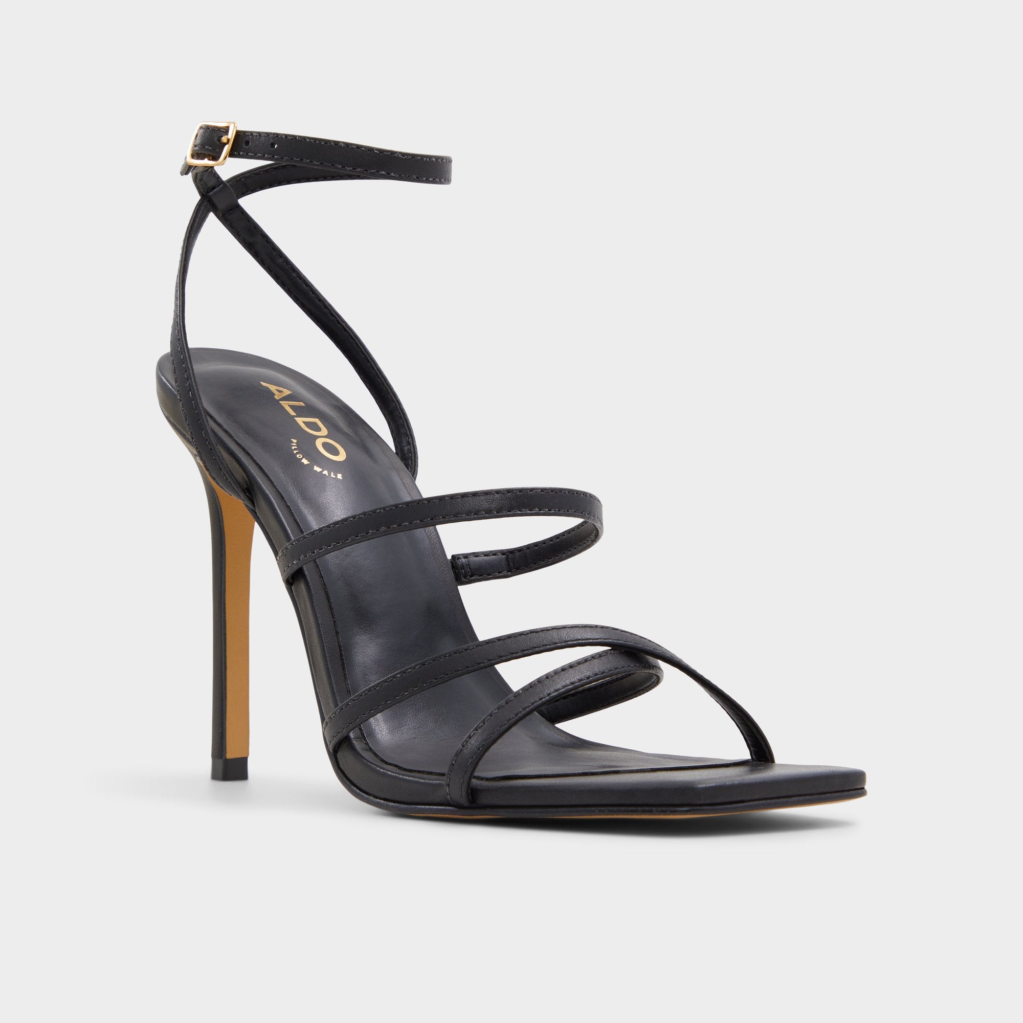 ALDO Galoi sandales noires à brides talon
