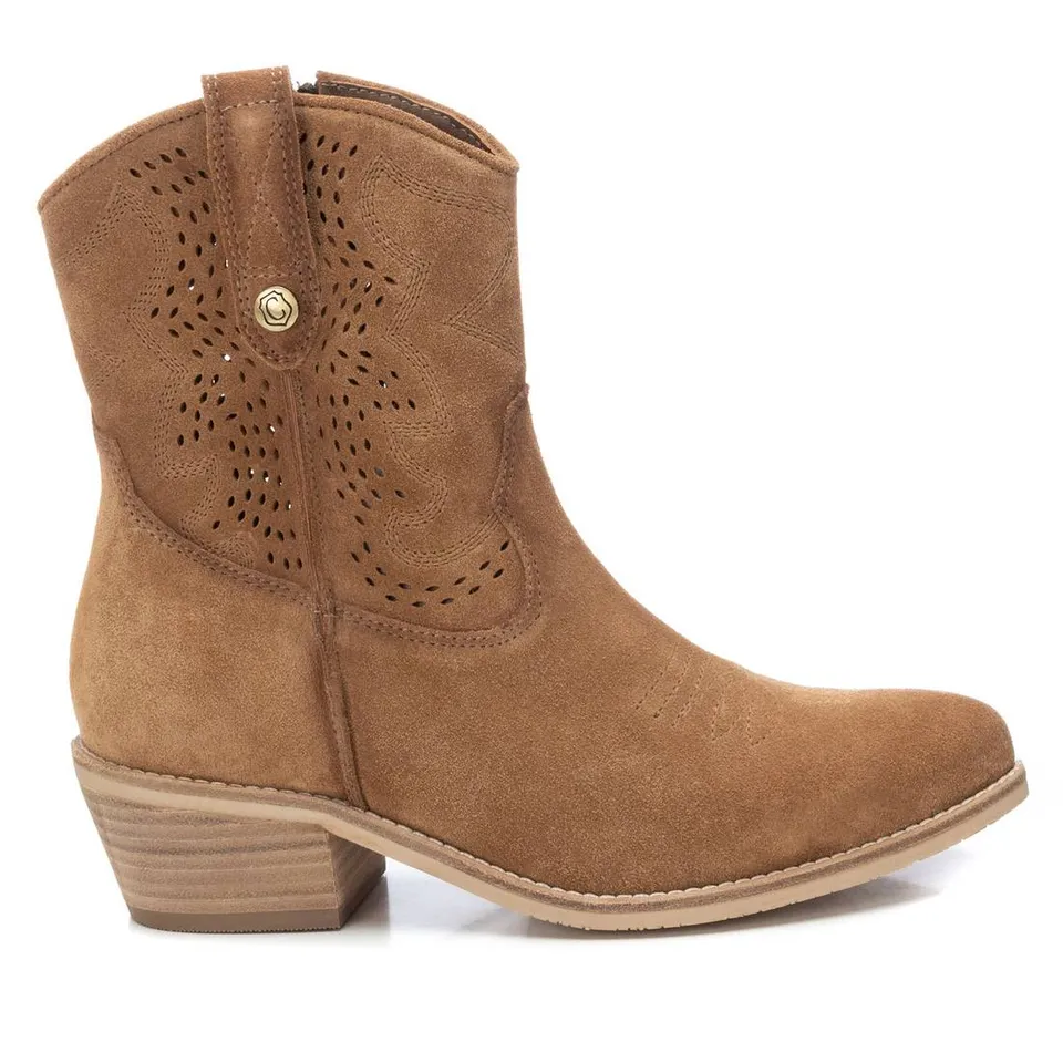 Carmela 16137003 bottine santiag marron cuir
