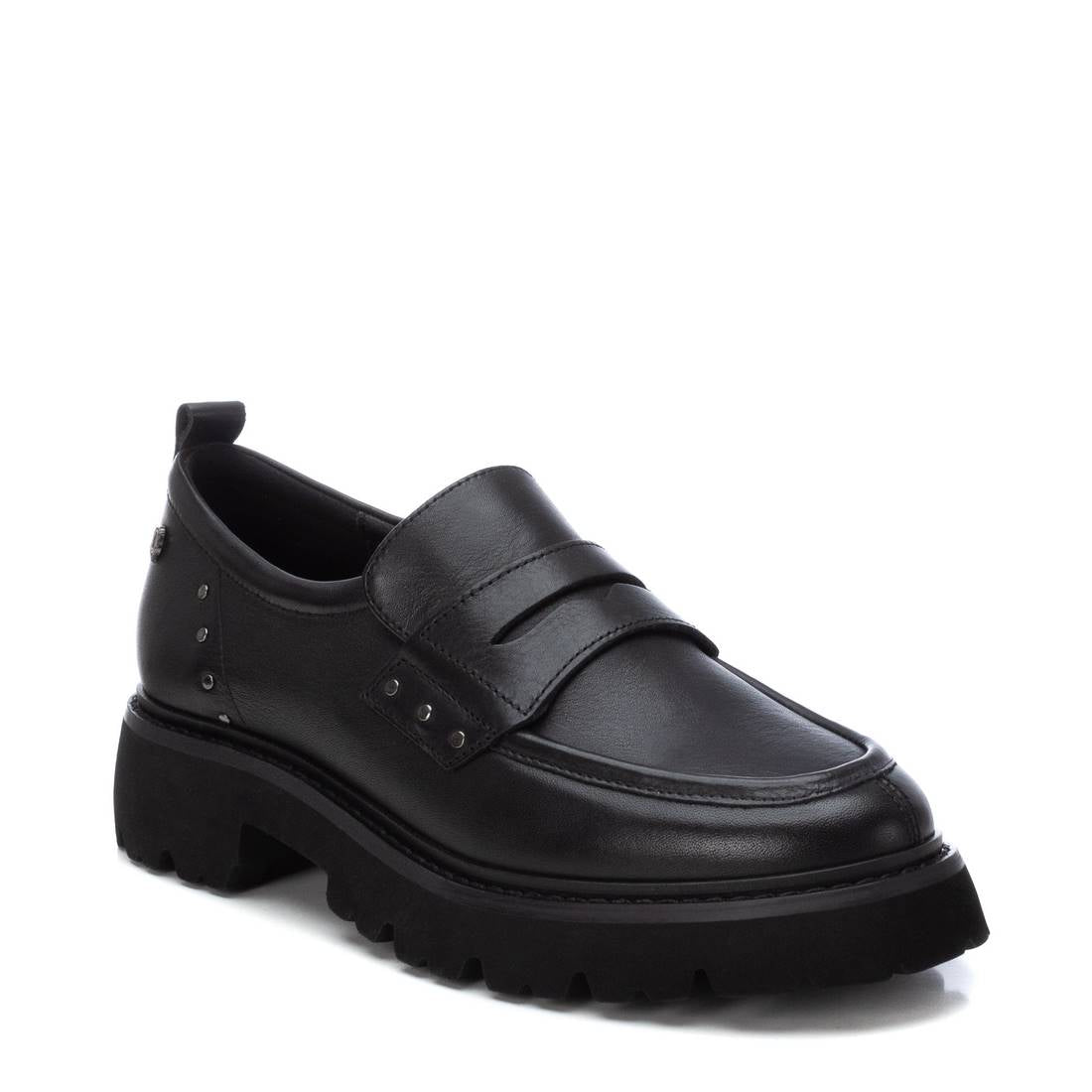 Carmela 16187301 mocassins cuir noir femme plat
