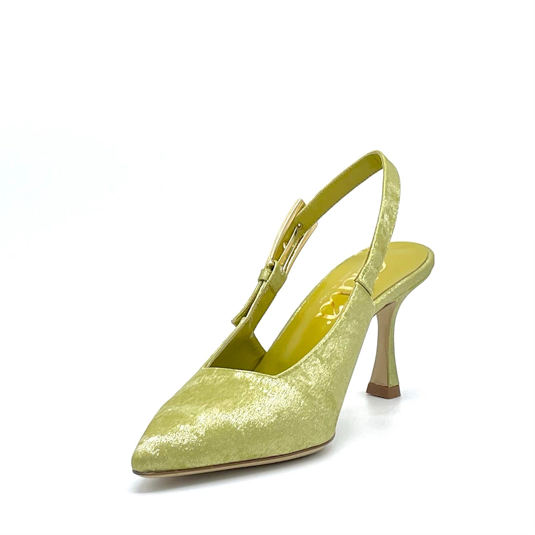 Elata 15106 slingback satin huile pointure 39 talon 7,5 cm