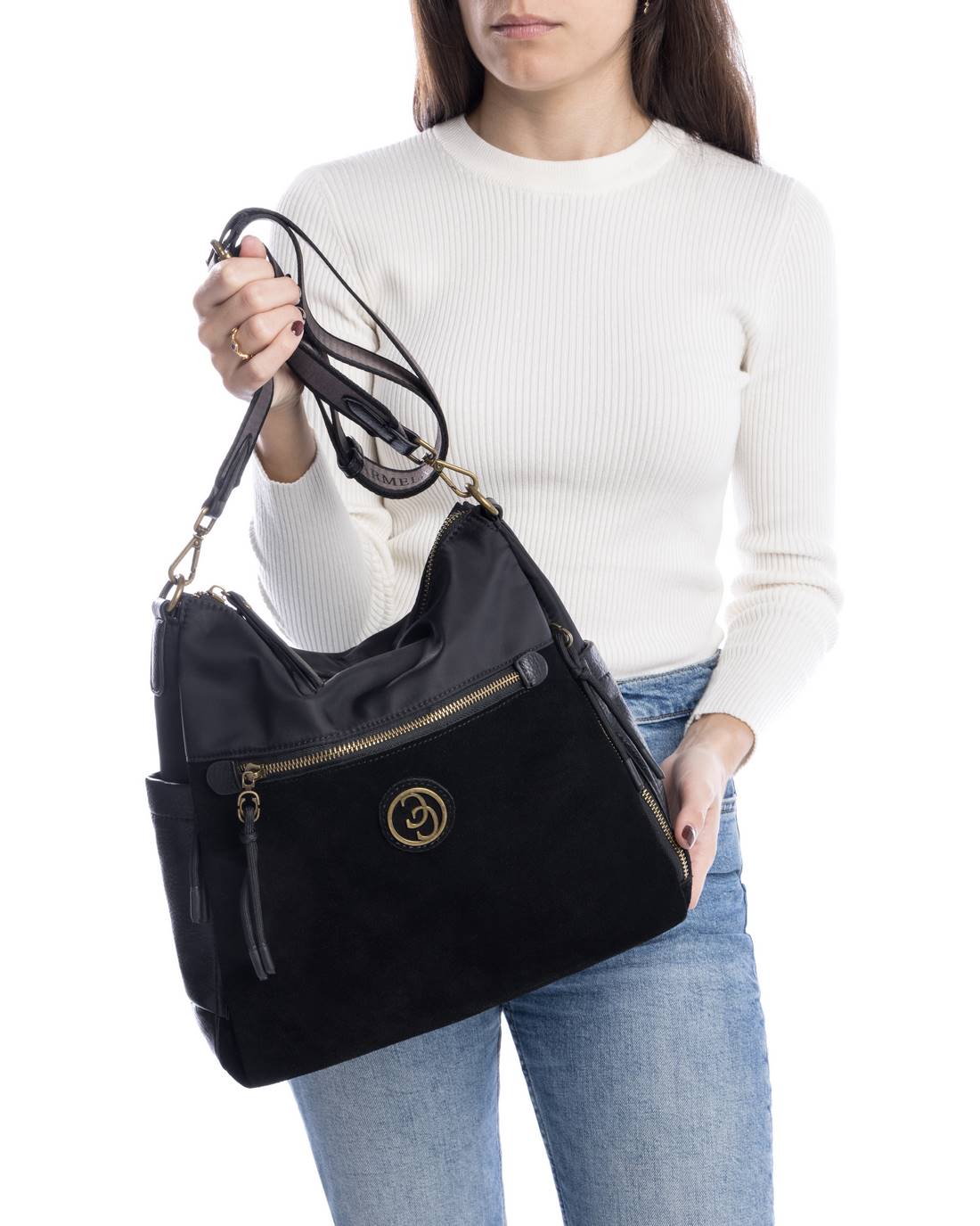 Carmela 18611802 sac épaule noir 31 cm