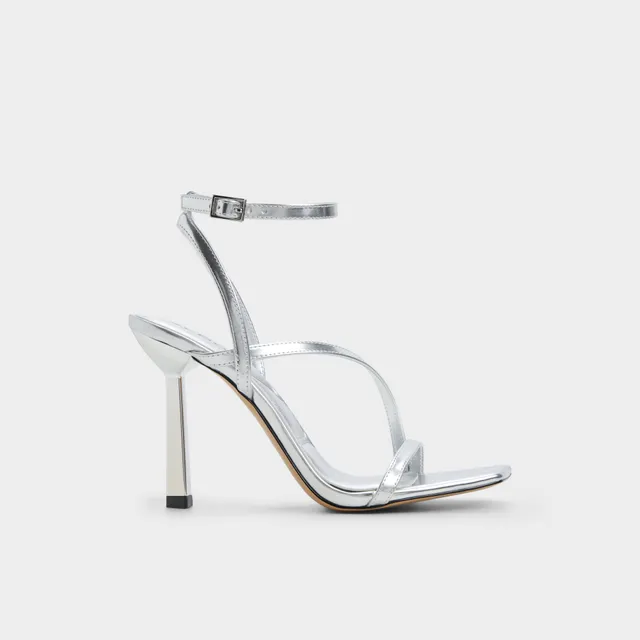 ALDO Scintilla bottines à talon argenté soirée