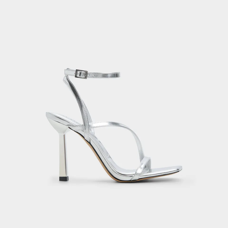 ALDO Scintilla bottines à talon argenté soirée