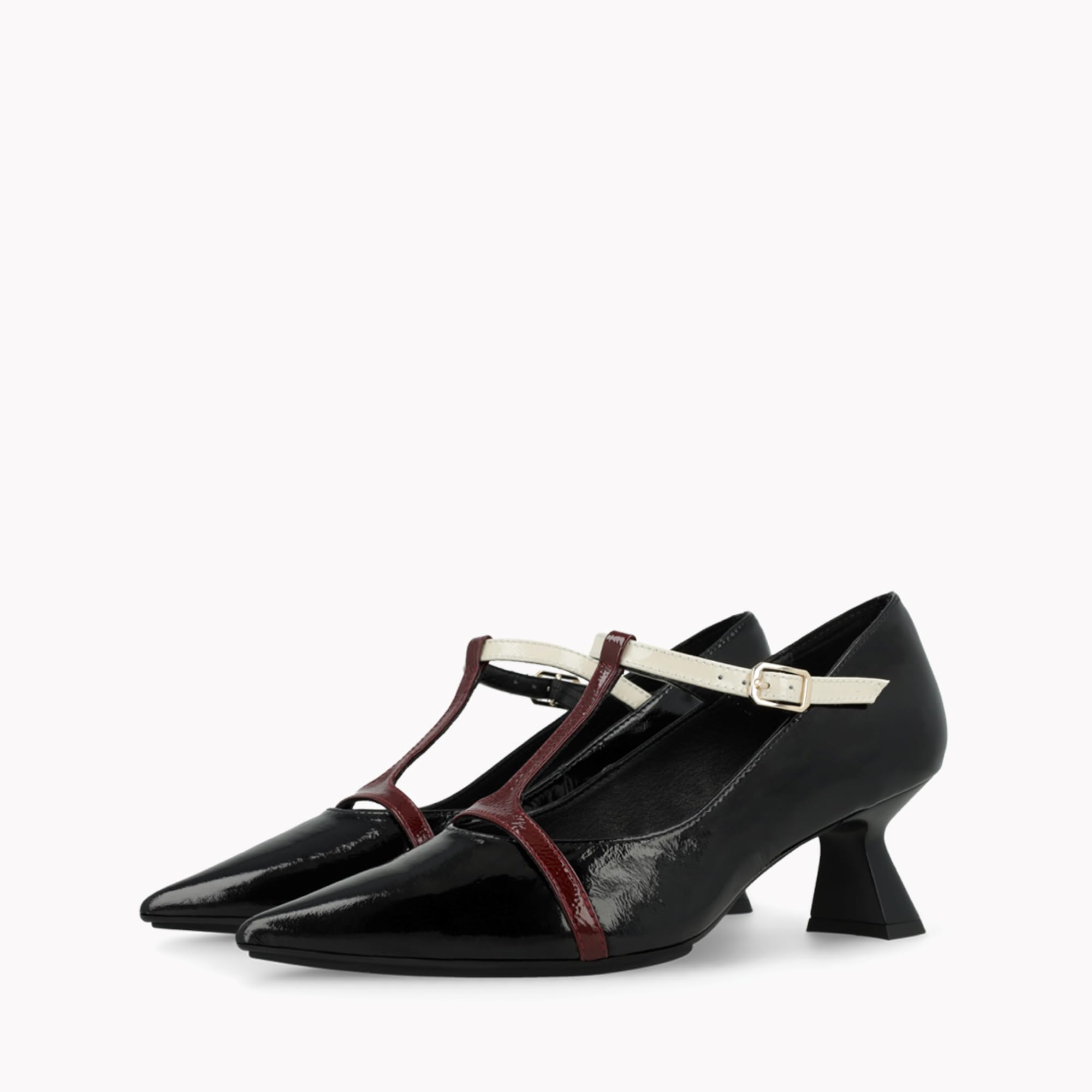 LODI KAL5577 escarpins noirs cuir véritable