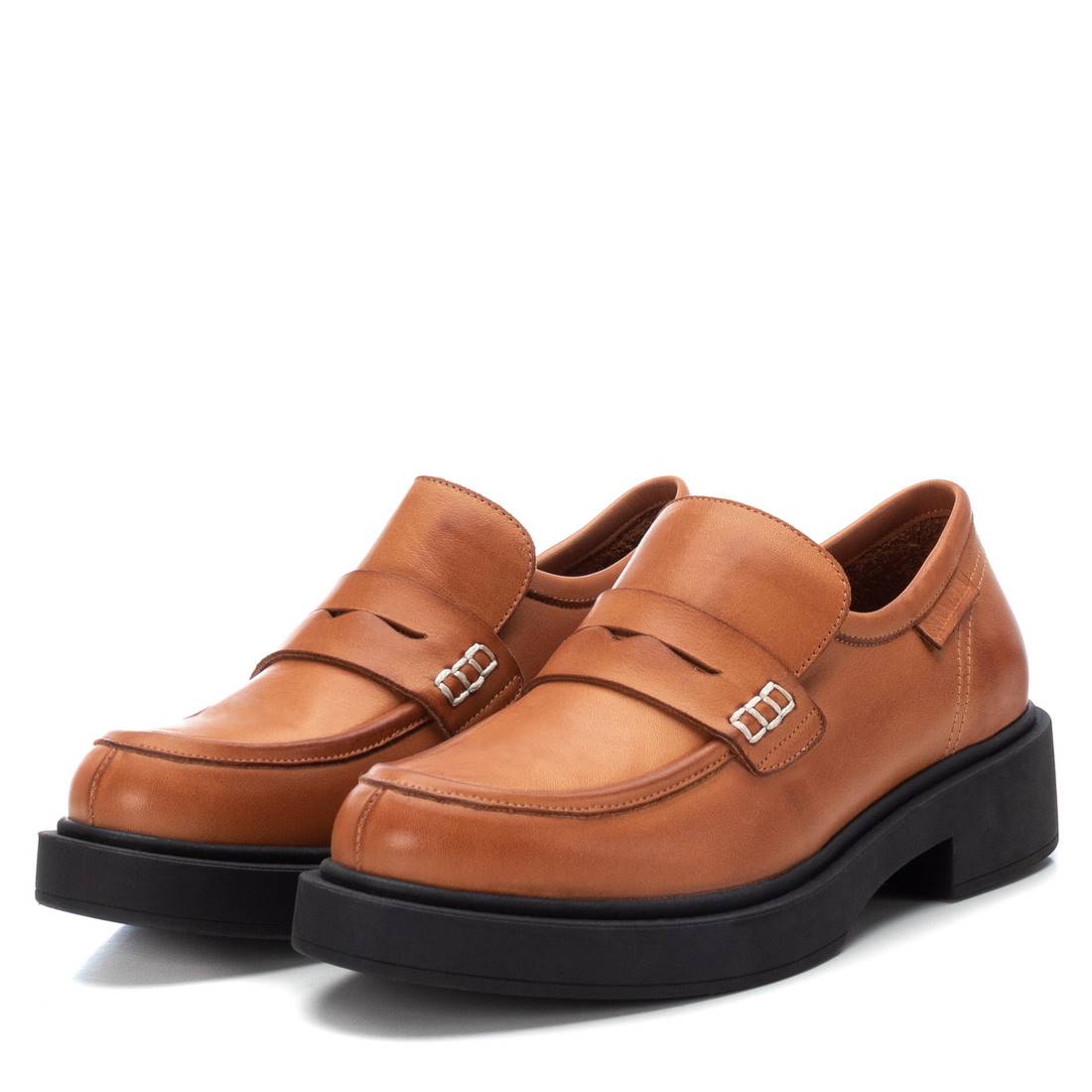 Carmela 16119002 mocassin femme marron cuir plat