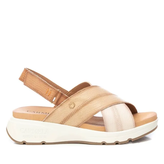 Carmela 16148102 sandales femme marron cuir scratch