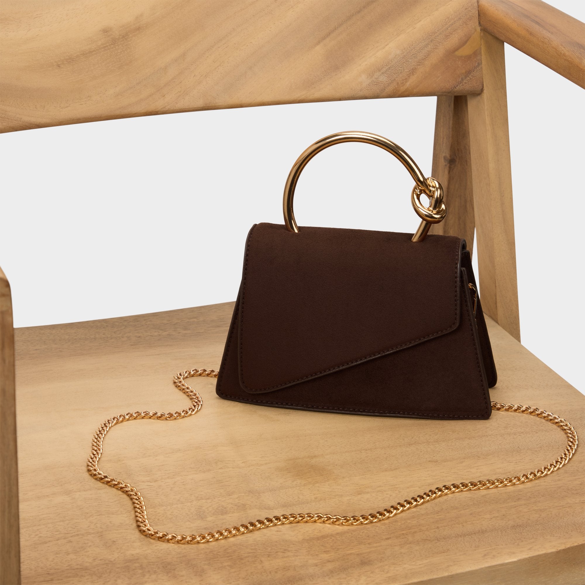 ALDO Aellaax sac à main marron matelassé