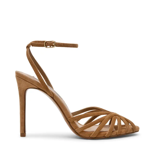 Steve Madden Mizuna sandale daim beige talon 10 cm
