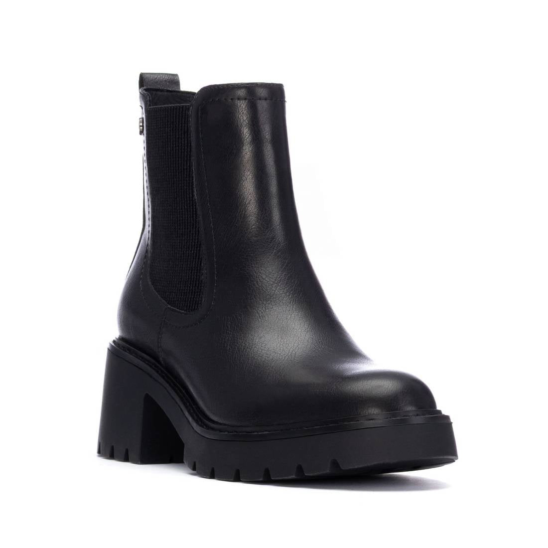 Carmela 16256302 bottine femme noire effet croco
