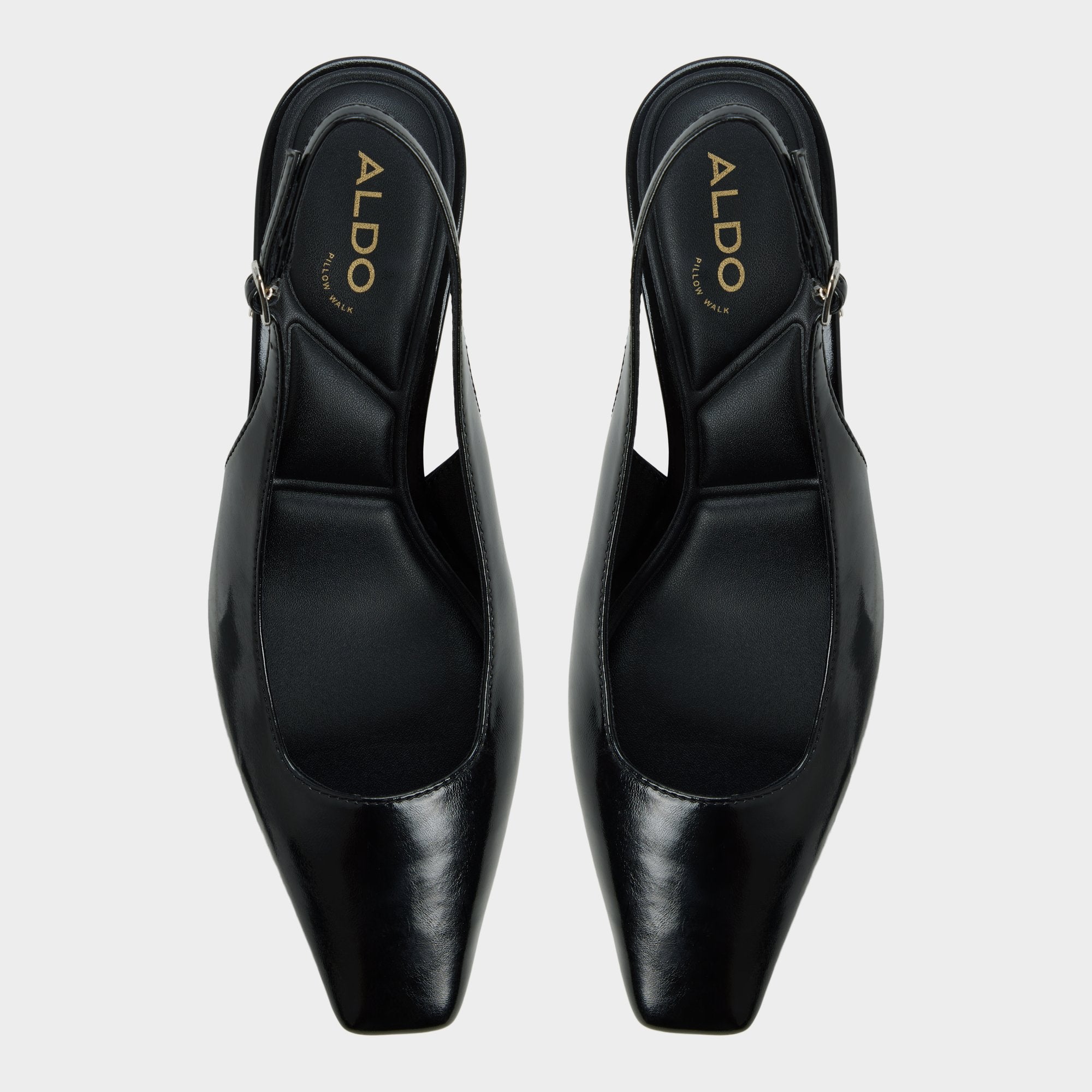 ALDO Gabriellie ballerine talon kitten noir