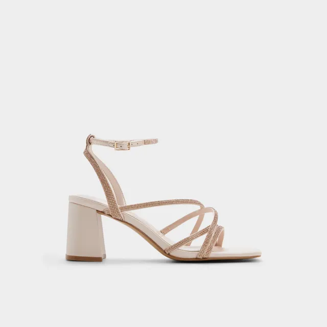 ALDO Esther bottines talon bloc beige