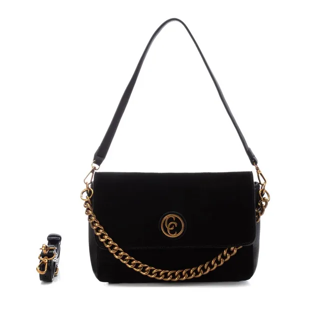Carmela 18612304 sac bandoulière noir cuir véritable