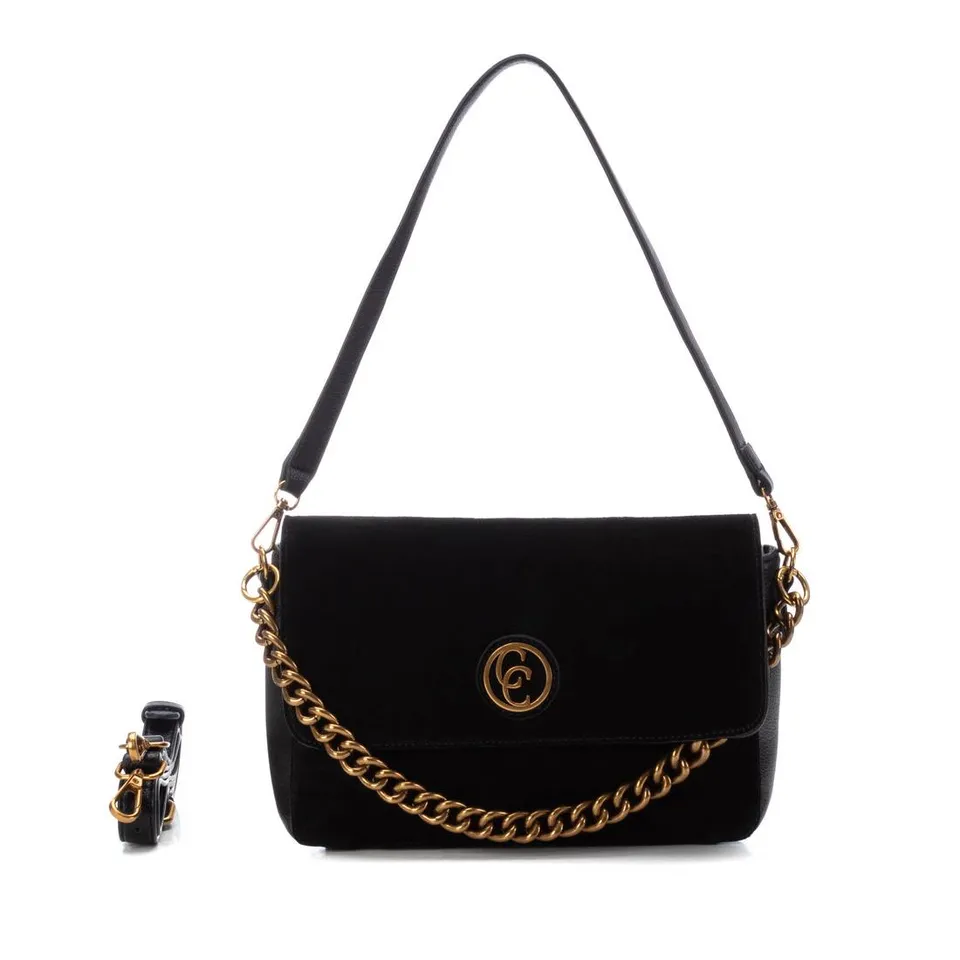 Carmela 18612304 sac bandoulière noir cuir véritable