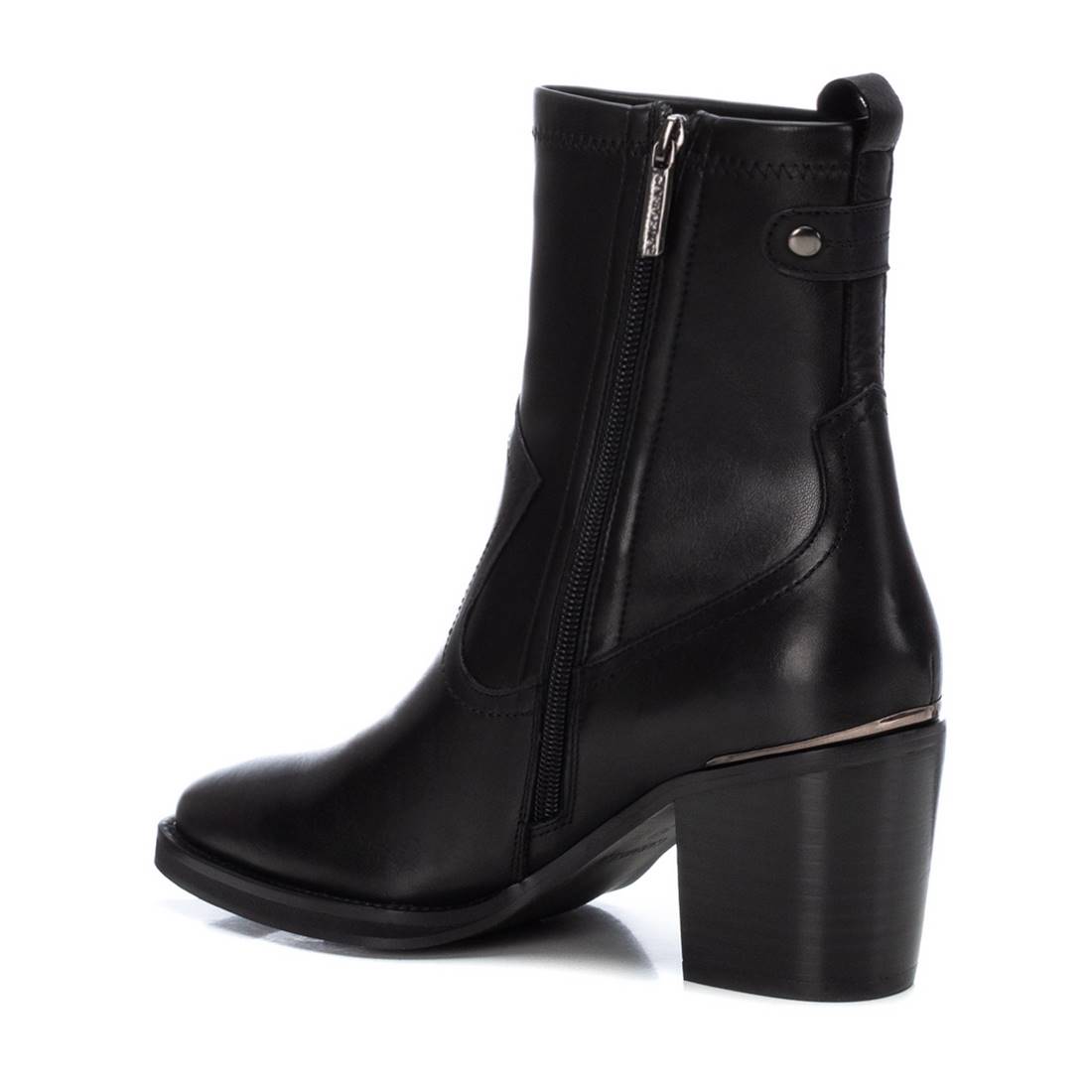 Carmela 16111501 bottines femme noir cuir talon 7 cm