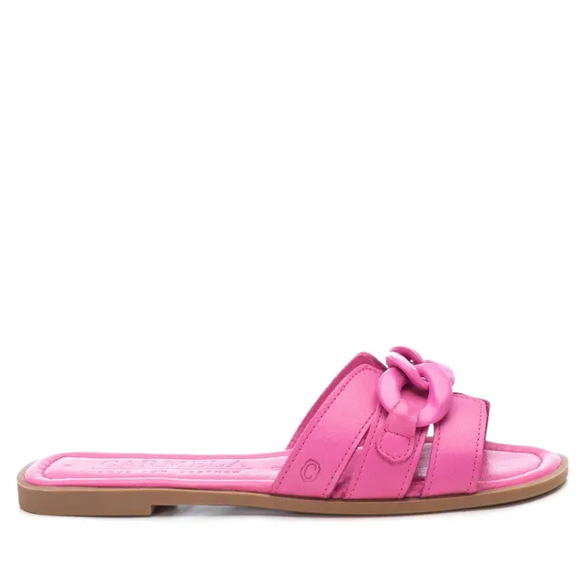 Carmela 16054314 sandale femme violet cuir plate