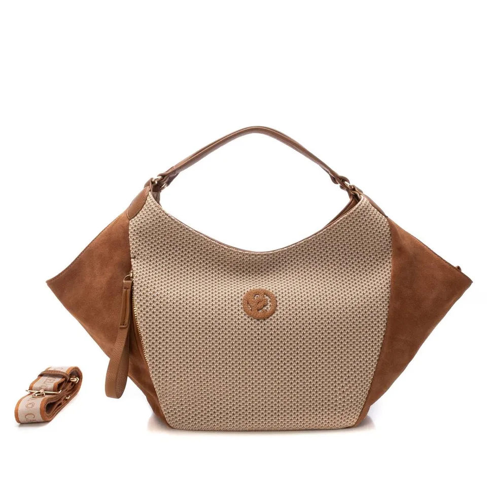 Carmela 18614902 sac épaule camel cuir 26x54cm