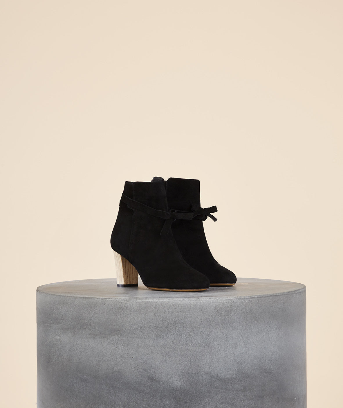 Tila March Sonora bottine cuir noir talon 9 cm