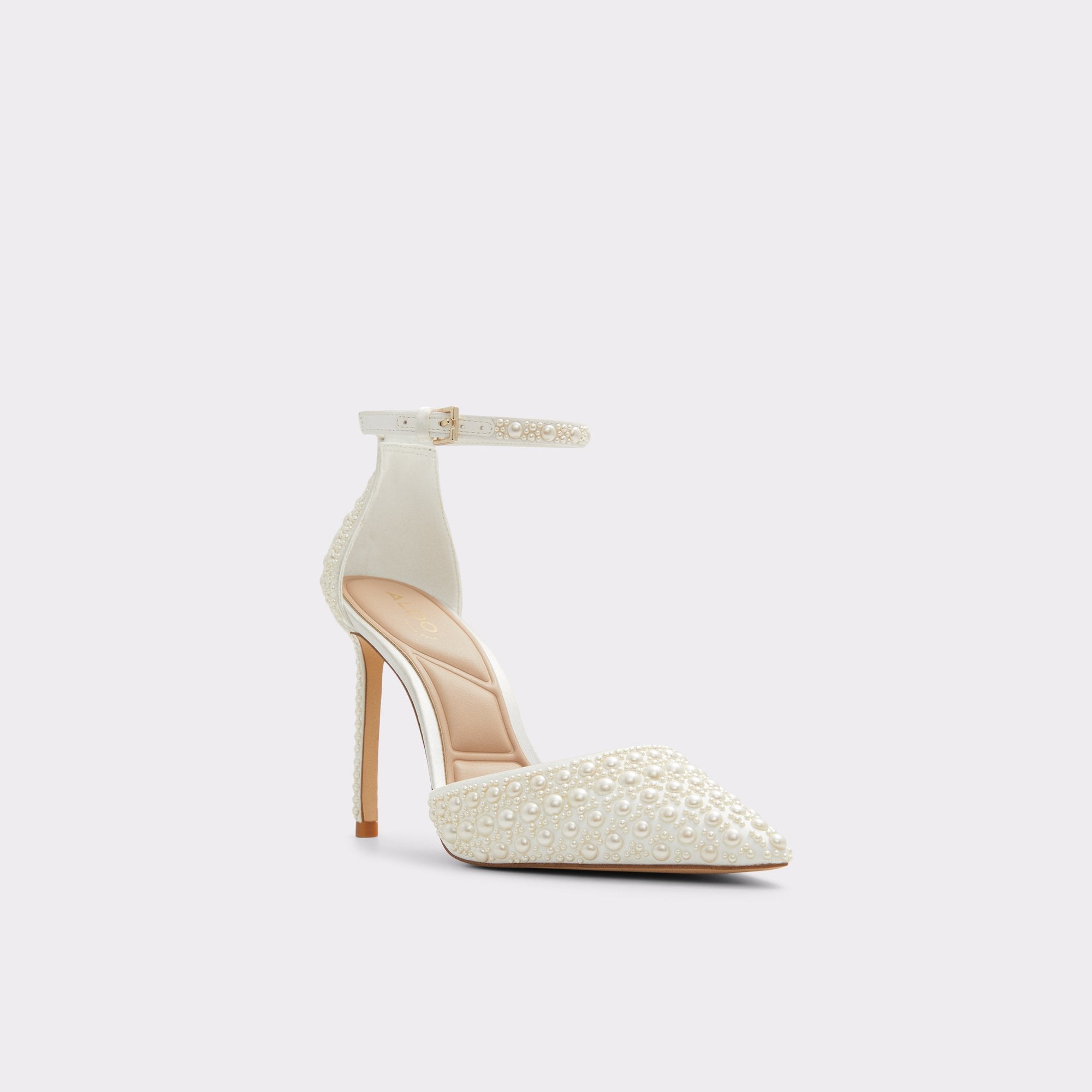 ALDO Derperla escarpins pointus à perles blanches