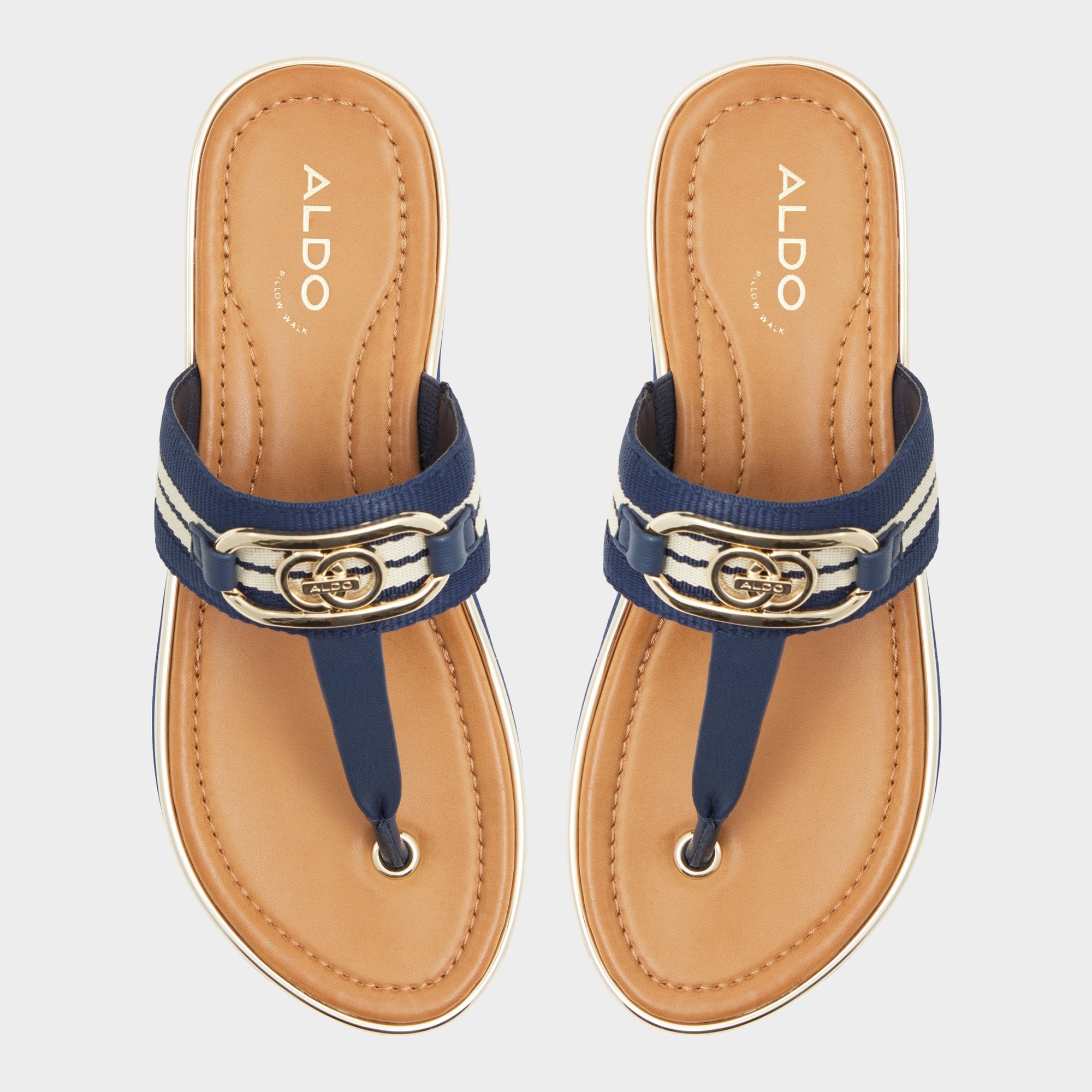 ALDO Nesien Sandales Femme Bride T Rembourrées