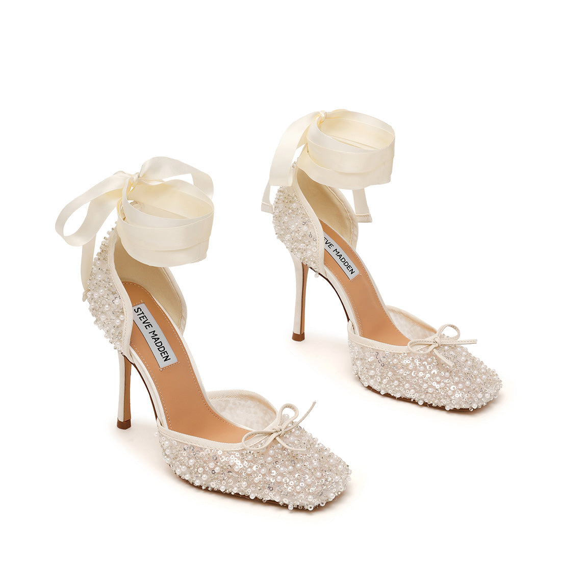 Steve Madden Larina-SEQ escarpins ivoire talon 10 cm