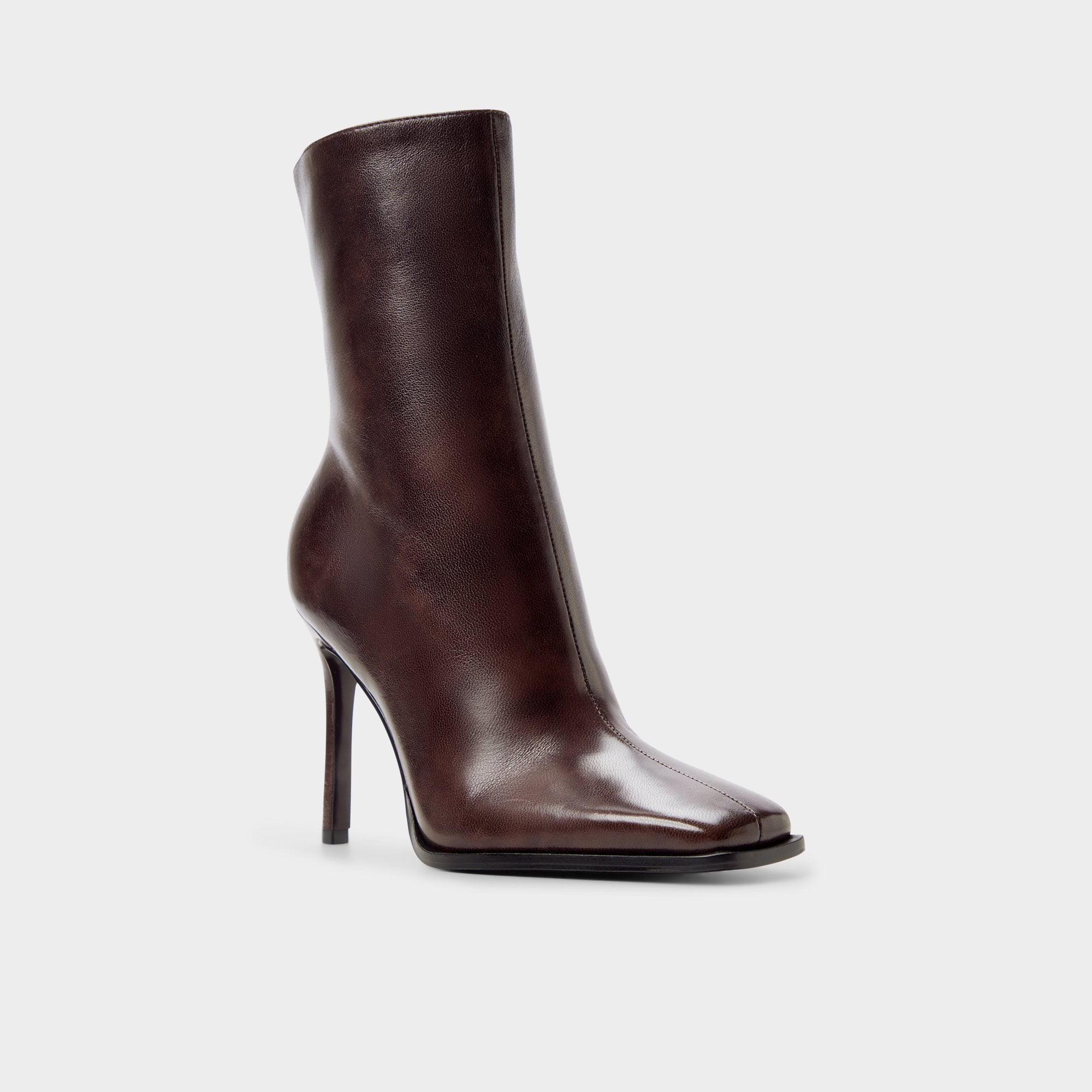 ALDO Nara bottines cuir marron talon