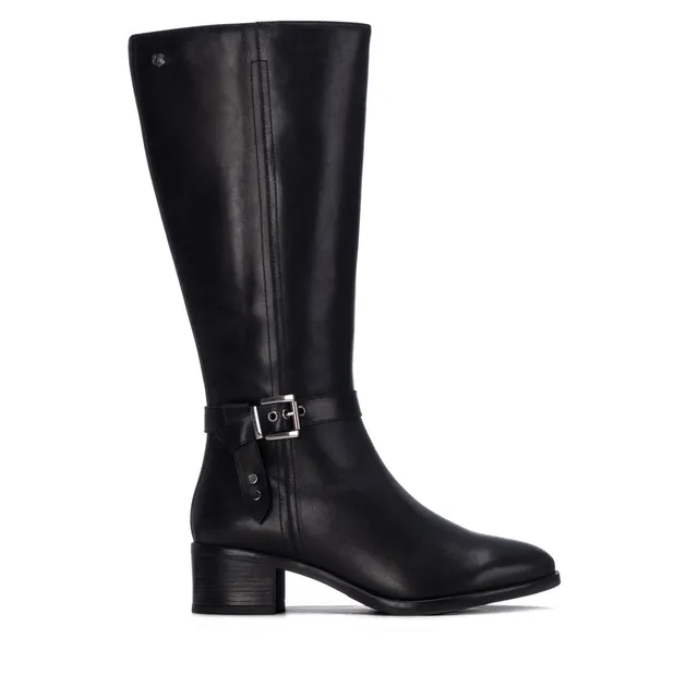 Carmela 16416401 bottes femme noir cuir talon
