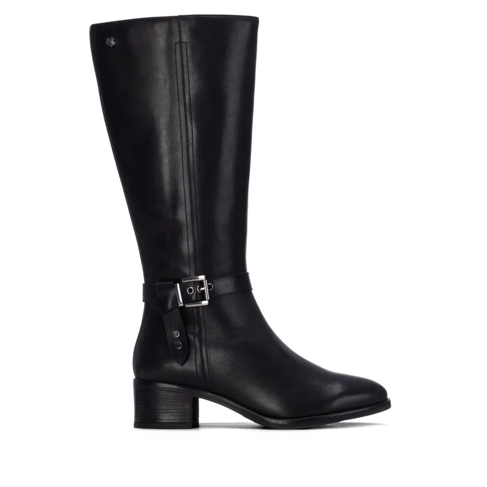 Carmela 16416401 bottes femme noir cuir talon