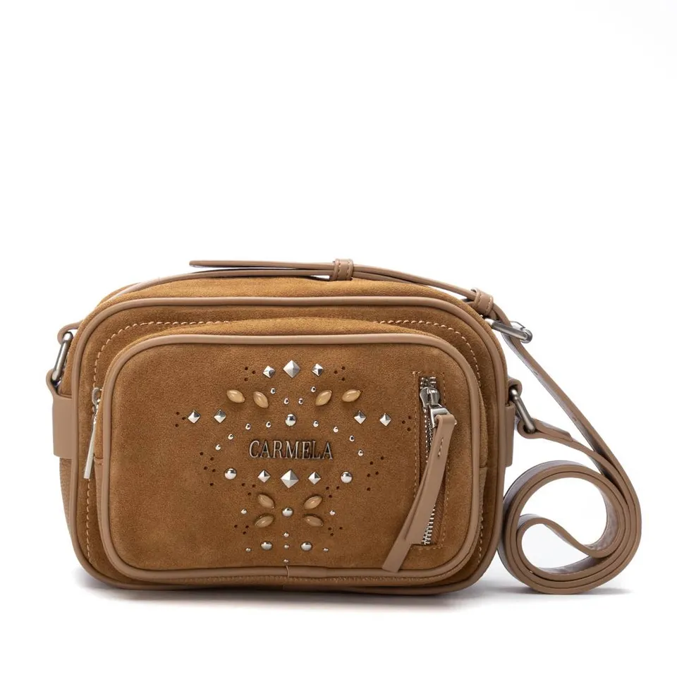 Carmela 18620502 sac bandoulière camel cuir 21x26cm
