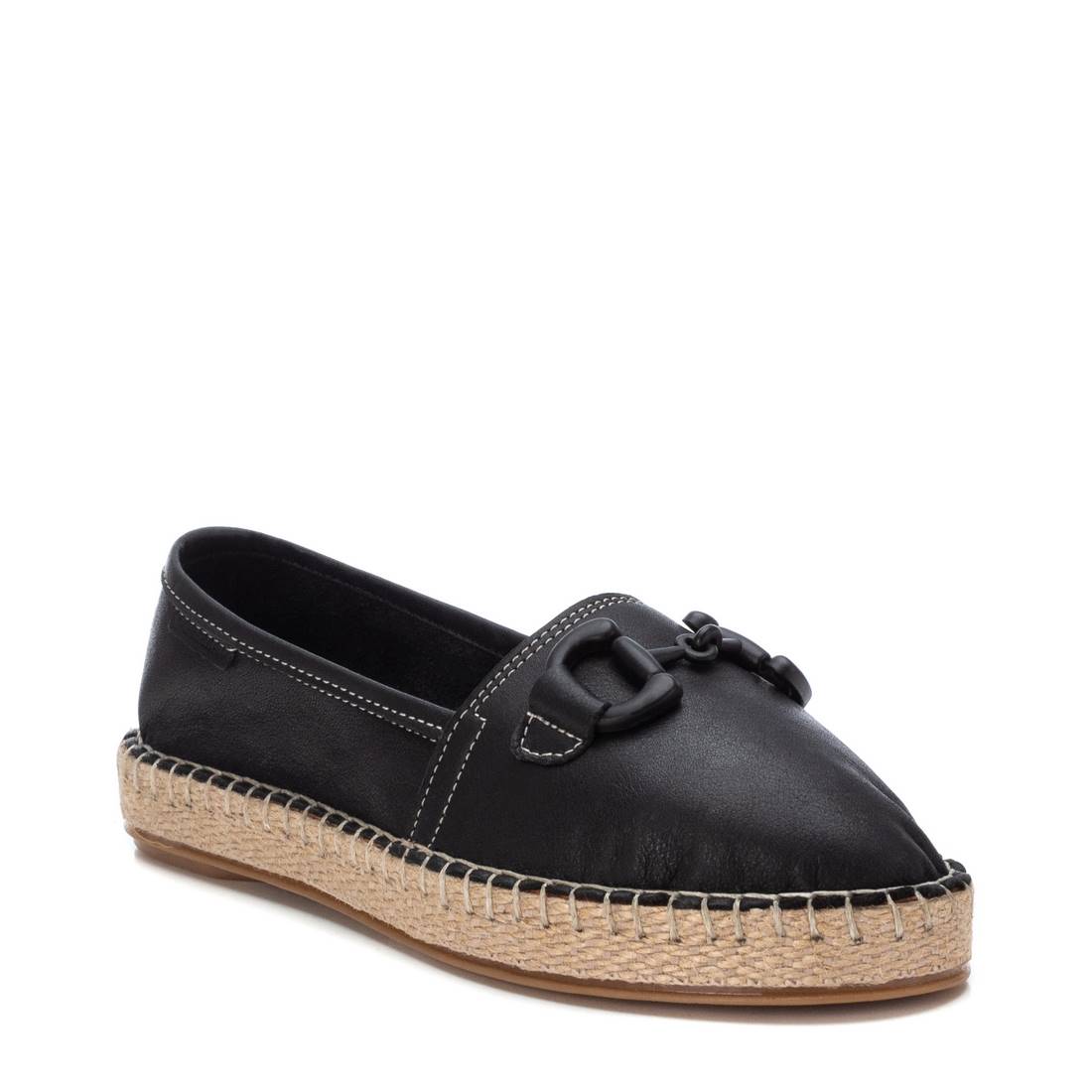 Carmela 160506 16050606 espadrilles noires cuir jute