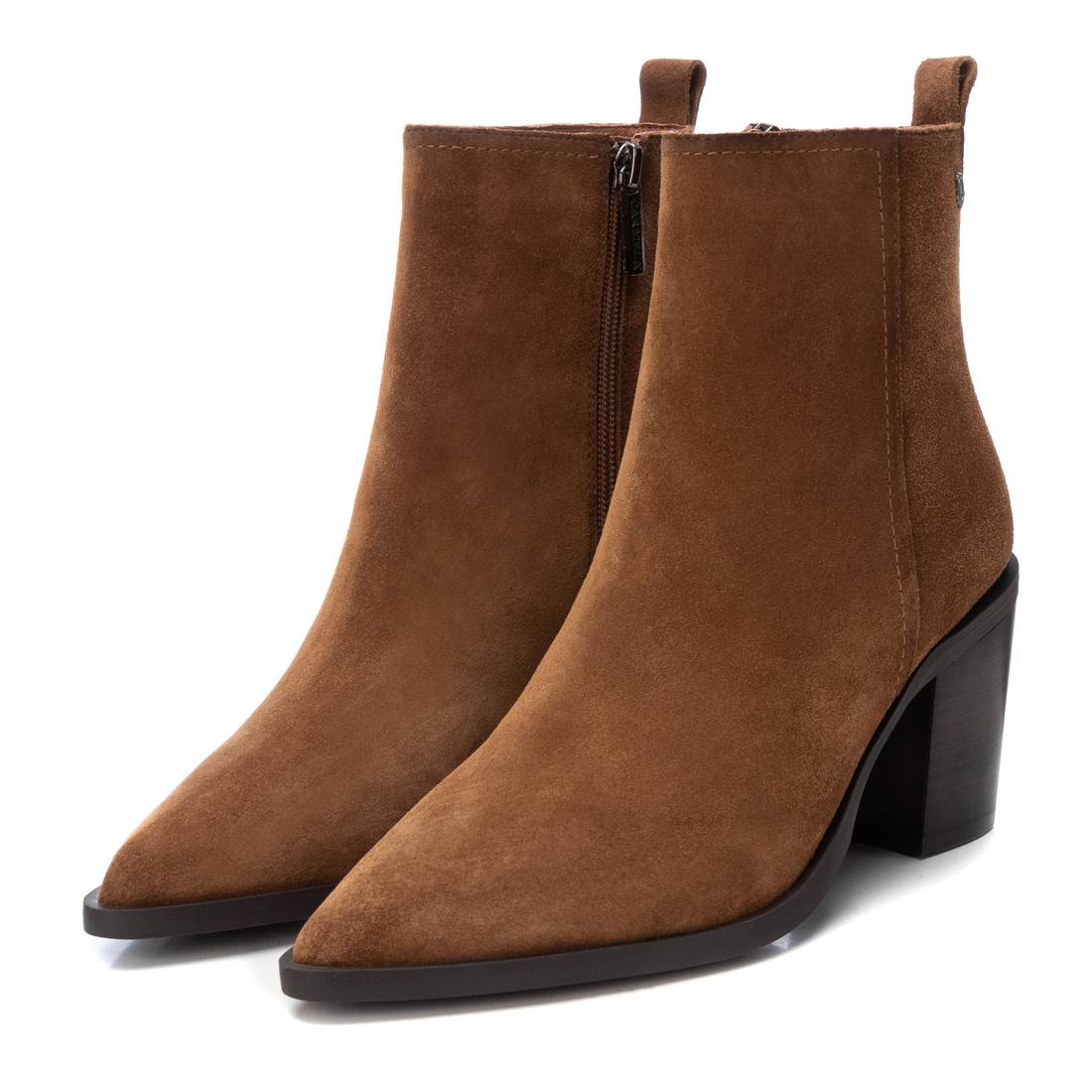 Carmela 16189501 bottine daim marron talon 9 cm