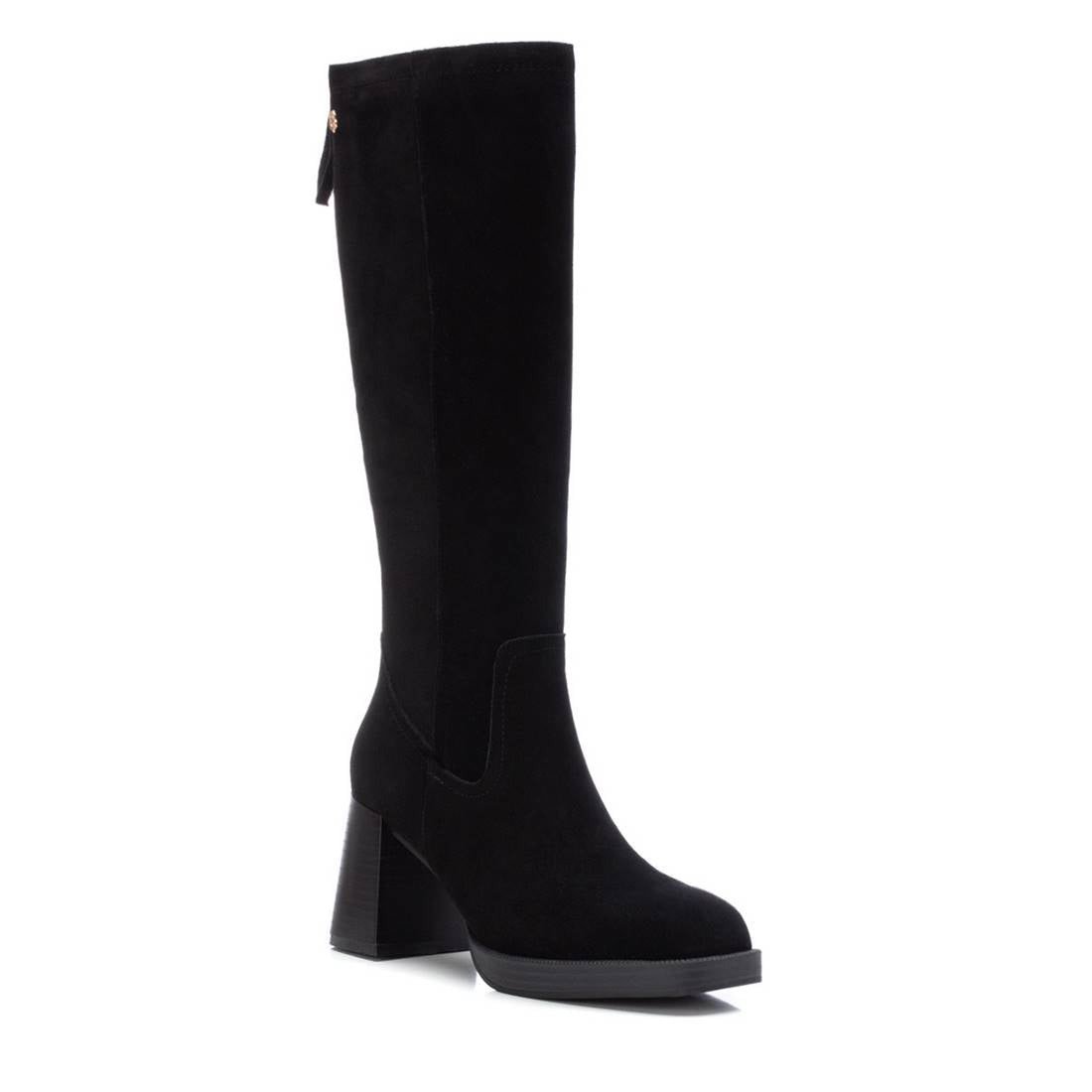Carmela 16121701 bottes cuir noir talon 8 cm
